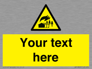 Custom Warning: Large scale fire zone